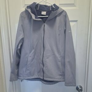 Columbia Light Gray Hooded Jacket